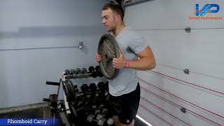 Rhomboid Carry | Upper‑Back Strength, Scapular Control & Posture Stability Under Load