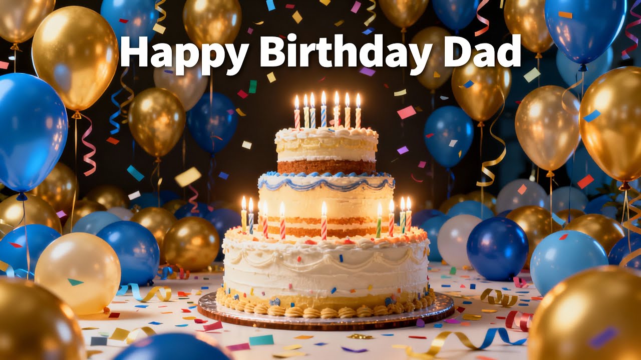 Happy Birthday Dad 🎂🎉 Beautiful Birthday Wishes for Father