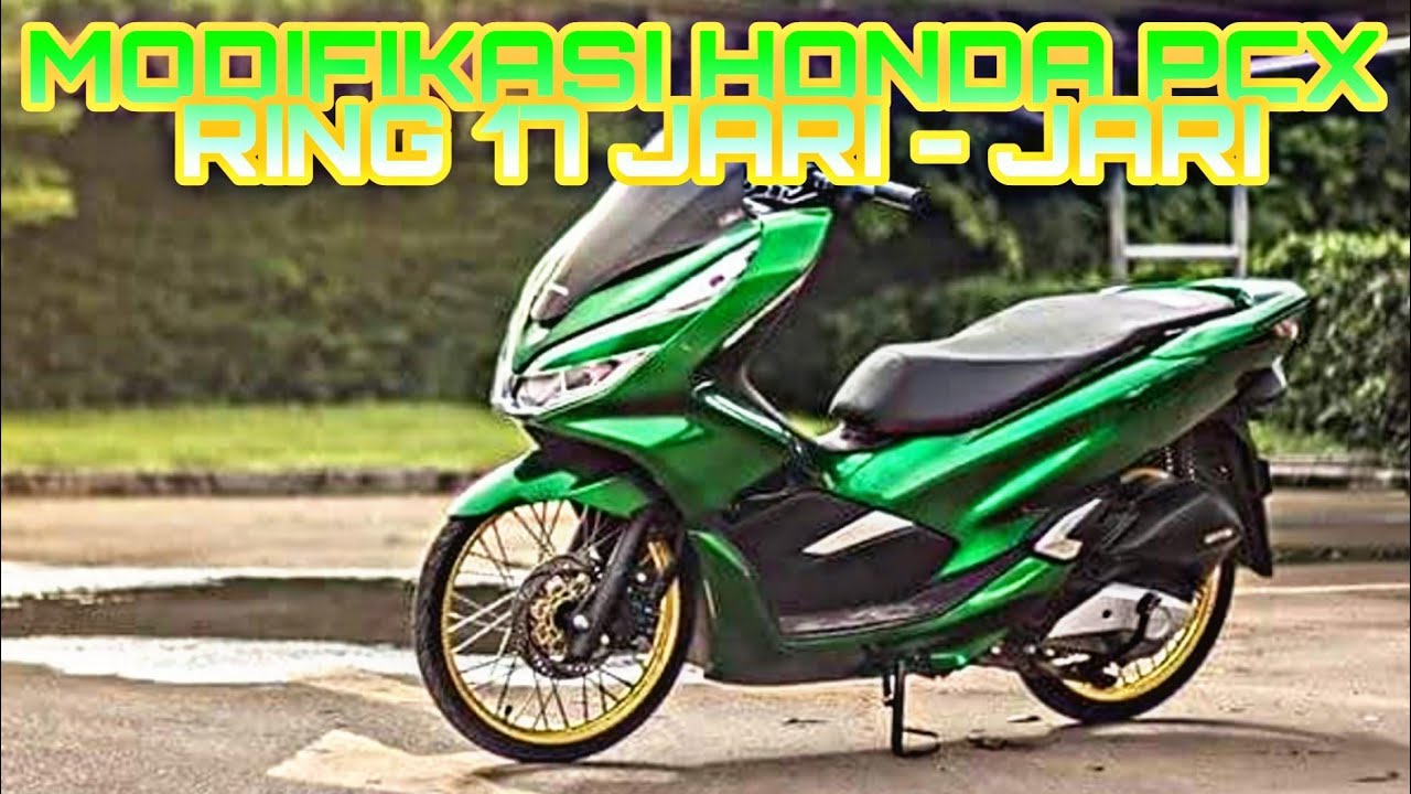 Modifikasi Honda Pcx Ring 17 Jari Jari Youtube