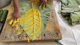 Wholesale Steamed Patra Making | Indian Street Food