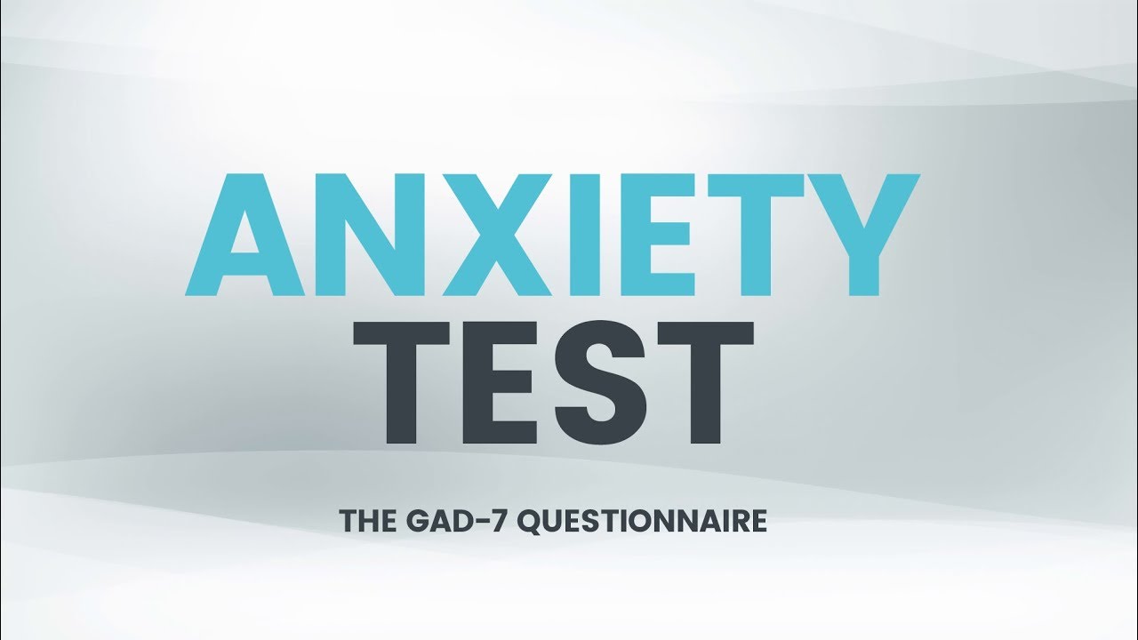 Generalized Anxiety Disorder Test Do You Suffer With Anxiety? GAD7