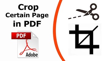 How do I crop certain pages in a PDF using Adobe Acrobat Pro DC 2022