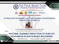 Online FDP - Optimization Techniques & Machine Learning for Engineering Applications - Day 2