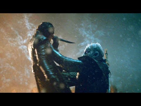Осветленная Версия Арья Убивает Короля Ночи Arya Stark Kills Night King Lightened Version