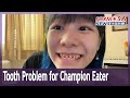 Champion eater publicizes dangers of brushing teeth wrong after tooth decay