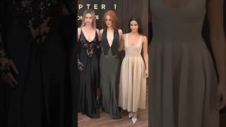 We love a #Riverdale reunion on the carpet. 🫶 #LiliReinhart #CamilaMendes #MadelainePetsch #shorts