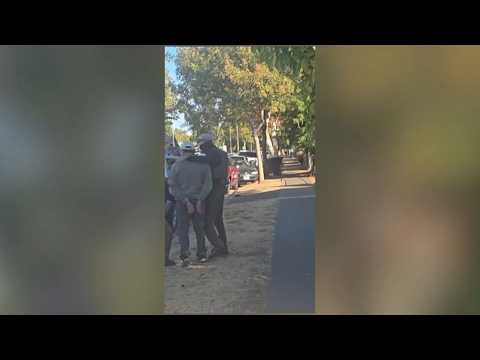 Roseville neighbors describe tense ICE operation as two men are detained