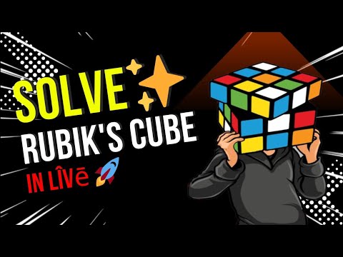 RAID Lîvē🔥:- Lets Solve 3x3 Rubiks cube  ~ Ajao Guyz ✨