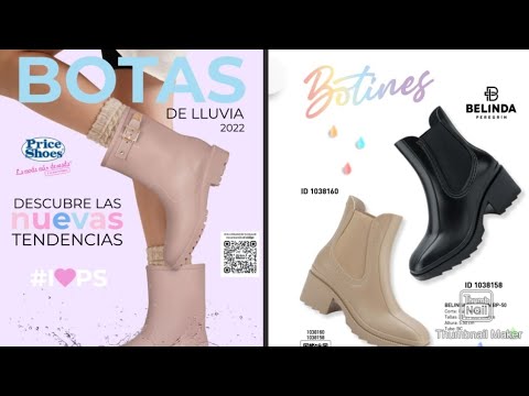 PRICE SHOES BOTAS PARA LA LLUVIA 2022-23 - YouTube