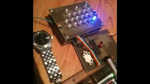 binary clock atmega88