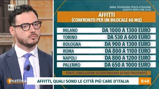 Caro affitti: quali sono le città più care d'Italia? - Unomattina - 25/09/2023