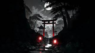 Black & White Red Torii Gate 🌸 | 4K Live Wallpaper | Japanese Aesthetic Motion Background