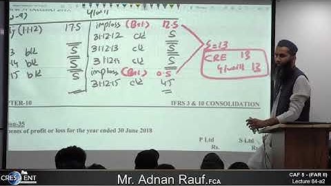 CAF 05 | FAR II | LECTURE # 84 a2 |BY SIR ADNAN RAUF | SEPTEMBER 2024 ATTEMPT