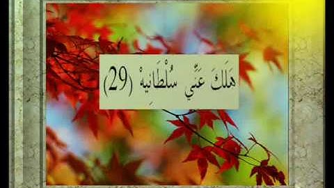 القران الكريم سورة الحاقة الأية  29.wmv