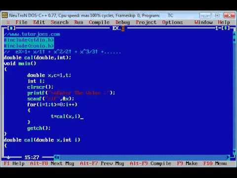 Find Exponential Value Without Using Math Function In C Program - YouTube