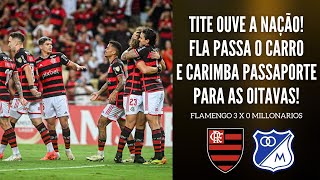 FLAMENGO X MILLONARIOS TRANSMISSÃO AO VIVO DIRETO DO MARACANÃ  COPA LIBERTADORES 2024  6ª RODADA