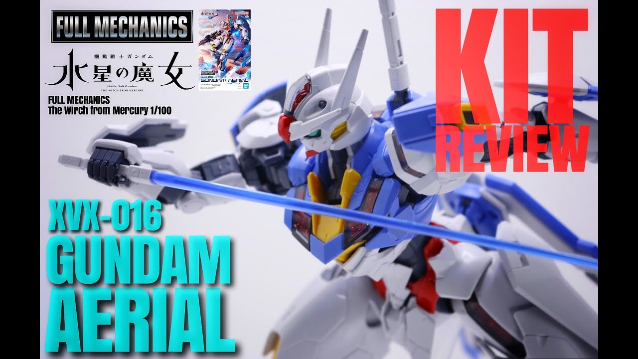 Gunpla Review: FULL MECHANICS 1/100 Gundam Aerial #1] The
