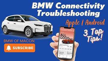 𝗕𝗠𝗪 𝗖𝗼𝗻𝗻𝗲𝗰𝘁𝗲𝗱 𝗗𝗿𝗶𝘃𝗲 𝗻𝗼𝘁 𝘄𝗼𝗿𝗸𝗶𝗻𝗴? 𝗧𝗿𝗼𝘂𝗯𝗹𝗲𝘀𝗵𝗼𝗼𝘁 - 𝟯 𝘄𝗮𝘆𝘀 𝘁𝗼 𝗿𝗲𝗰𝗼𝗻𝗻𝗲𝗰𝘁 𝗶𝗣𝗵𝗼𝗻𝗲 𝗼𝗿 𝗔𝗻𝗱𝗿𝗼𝗶𝗱