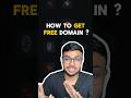 Get a Domain for $0 — But There's a Catch They Don’t Tell You!#developers #frontend #javascript