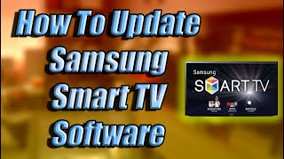 How to update software on samsung smart tv