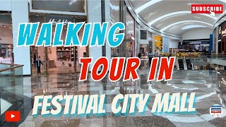 Festival City Mall: Walking Tour Delight|4K| festivalCity ,shopping,dubai festival food