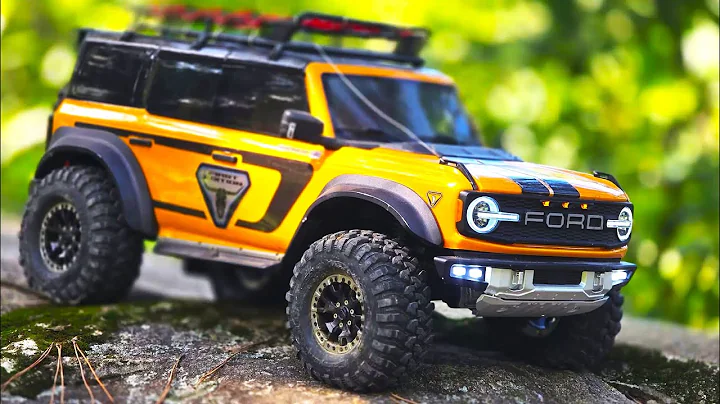 New Ford Bronco Raptor Traxxas TRX4 / H-Tech Custom Conversion Kit - #offroad #rockcrawling #asmr