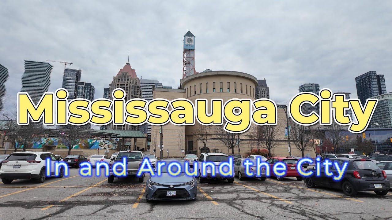 MISSISSAUGA Downtown Winter 4K Walking Tour