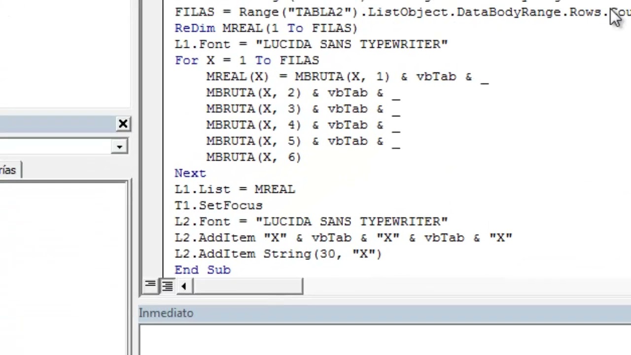 filtrar velozmente mientras se escribe en listbox, todas las columnas