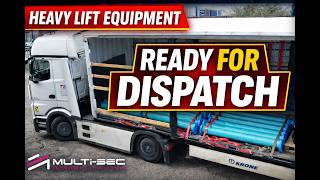 Modular Spreader Beams Ready for Dispatch | Heavy Lift Equipment UK to Europe