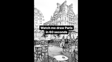 Time Lapse Video of Drawing Paris