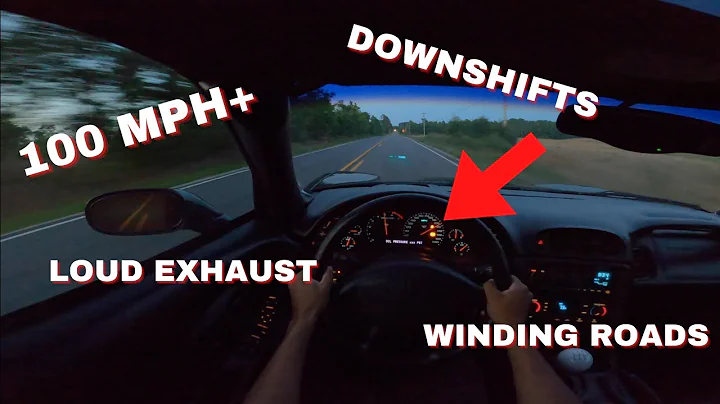 C5 CORVETTE RIPS THROUGH BACK ROADS *6-SPEED MANUAL RAW POV*