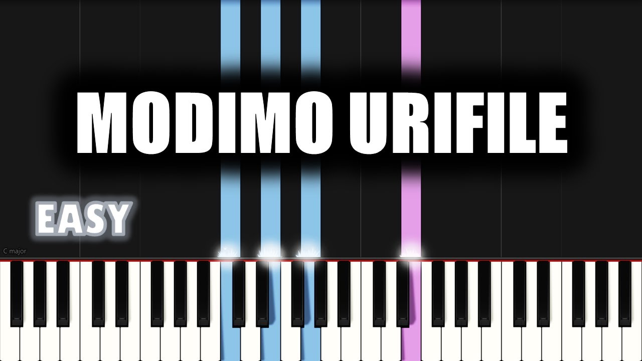 Kgotso - Modimo Urifile | EASY PIANO TUTORIAL by SA Gospel Piano