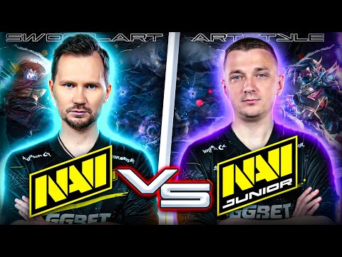 Видео: NAVI vs NAVI Junior - Своя Игра по DOTA2 (Часть 1)