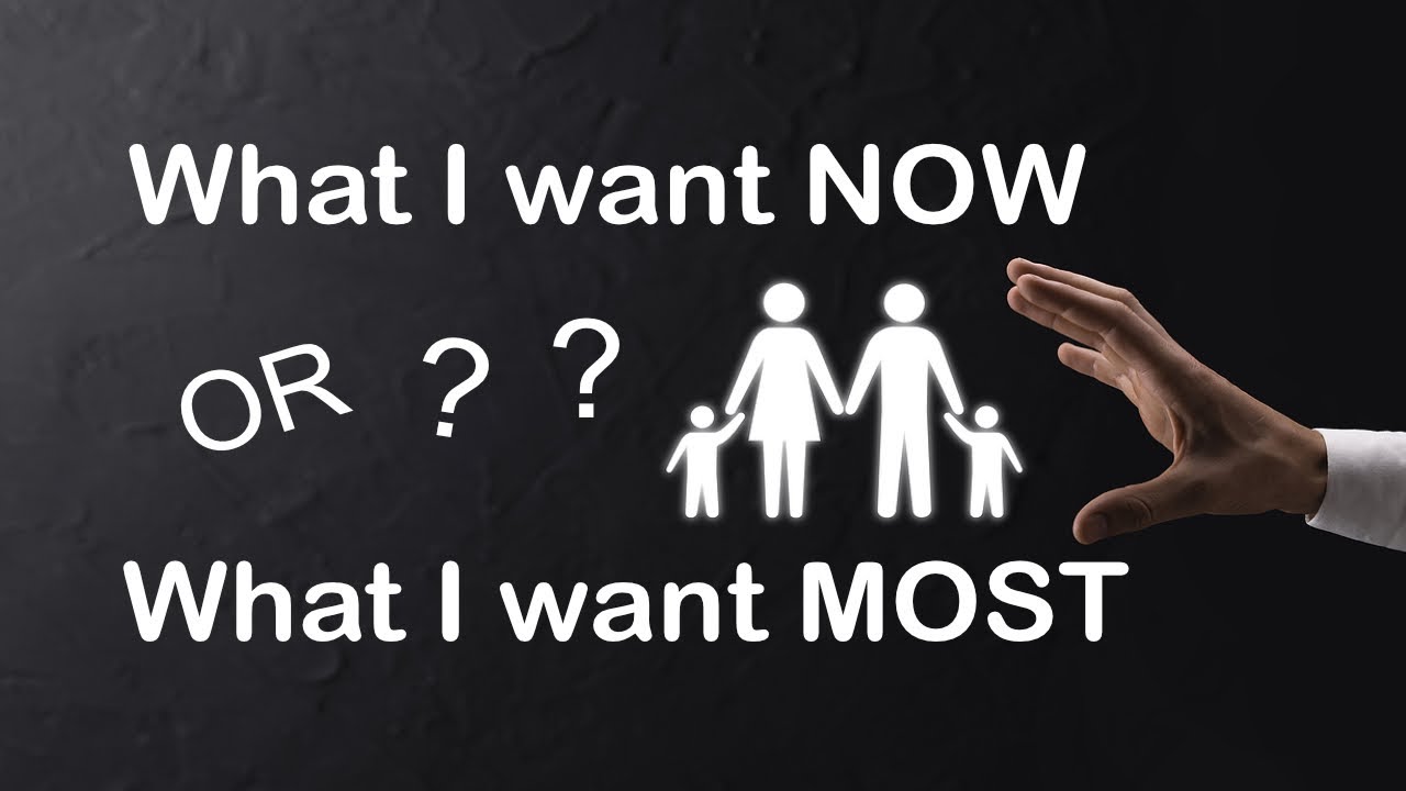 What I want NOW or?? What I want MOST - YouTube