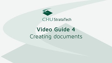 StrataTech Video Guide 4: Creating & Emailing Documents