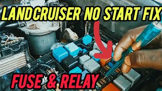 Toyota Land Cruiser Won't Start | Starter Relay 30A Fuse FIX.