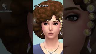 New Hair Styles & Asian Eye Presets | Sims 4 Patch Update #shorts