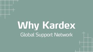 Why Kardex - Global Support Network for Lifelong Intralogistics Solutions