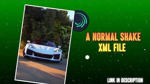 🎬 Alight Motion Car Edit Shake Effect | XML Preset Free Download | Smooth Sync Edit 2025