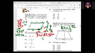 Past Paper 1 – CXC CSEC Mathematics May 2024 Question 30