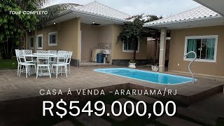 CASA MOBILIADA INCRIVEL A VENDA EM ARARUAMA PRONTA PRA MORAR
