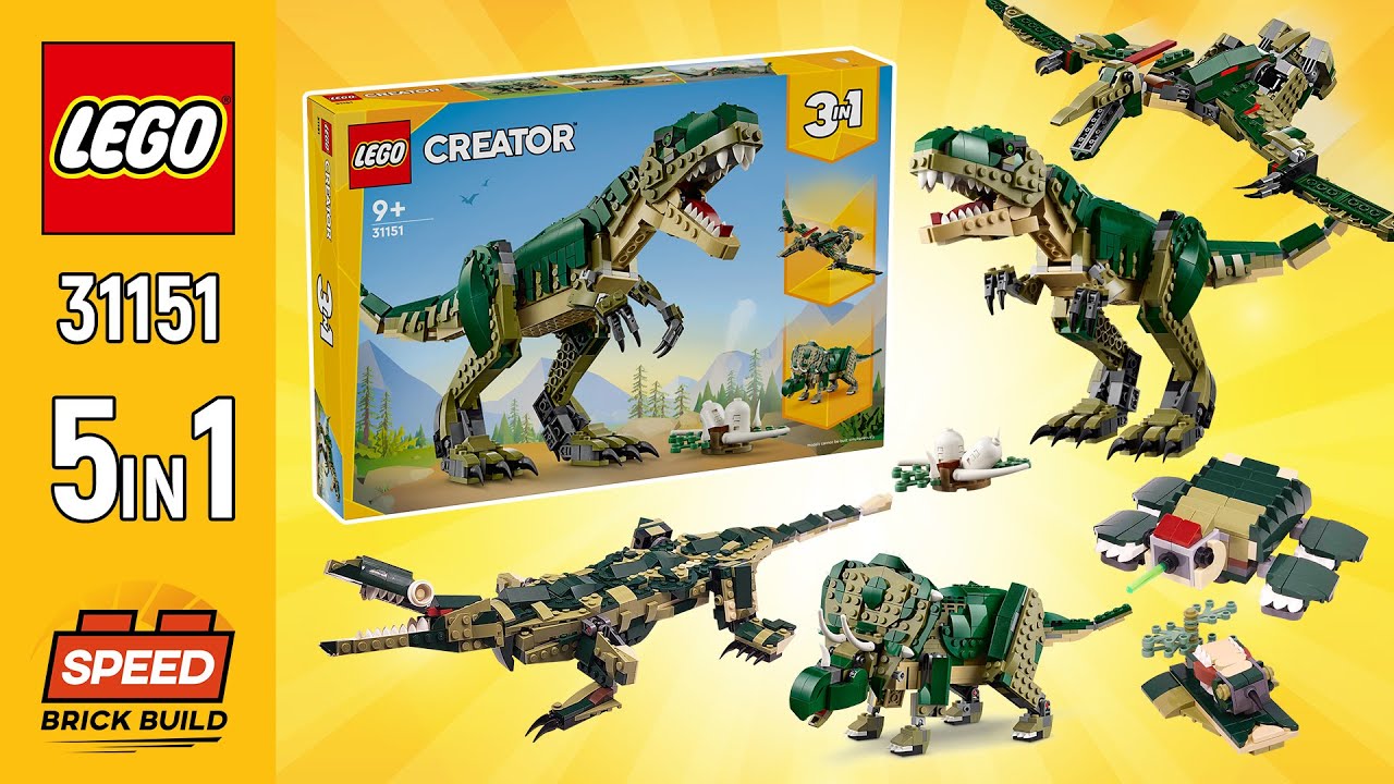LEGO Creator 3in1 T. Rex [5in1](31151)[1282 pcs] MOC's & Alternate