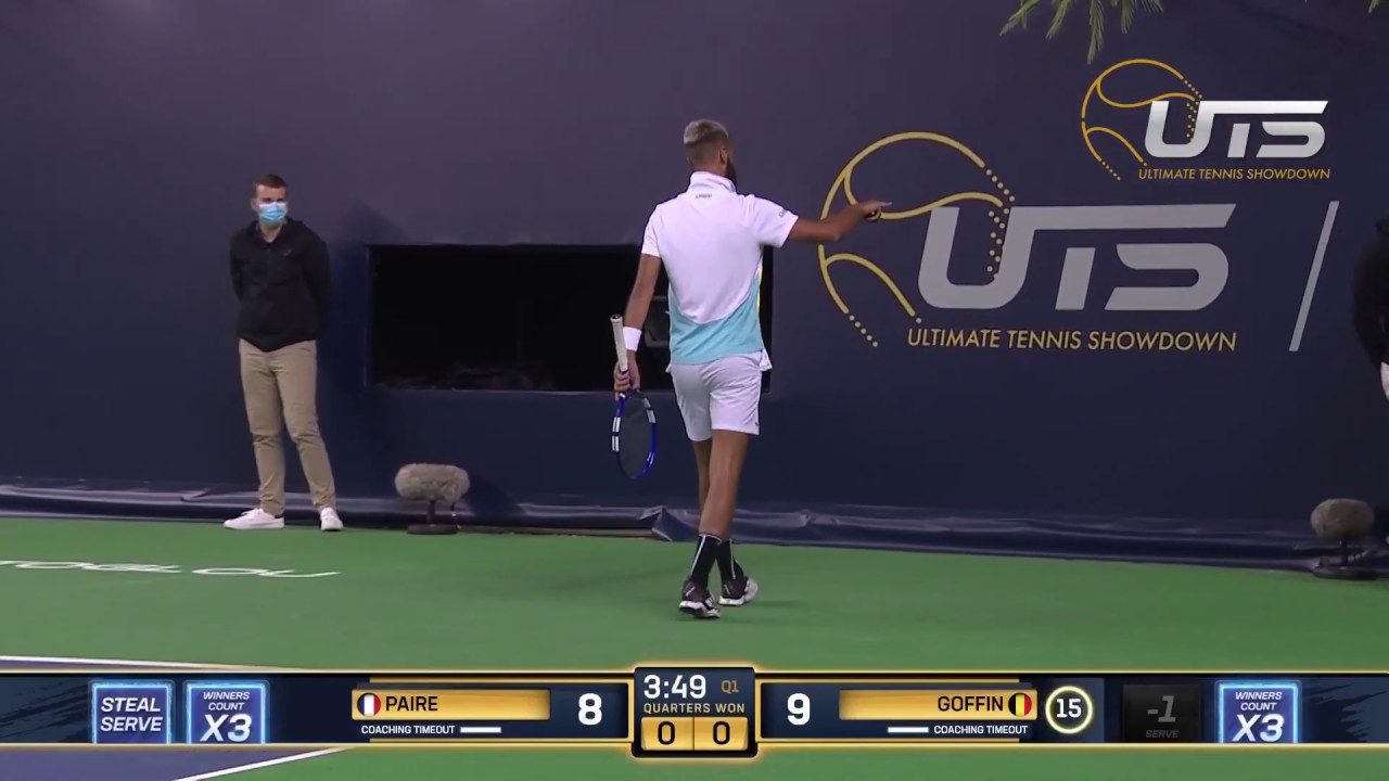 Funny Benoit Paire attempts to give line judge a fist bump after controversial call