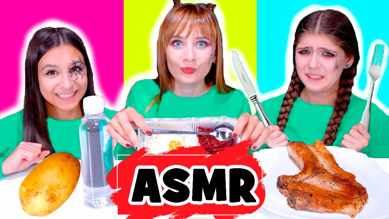 ASMR Eating Sounds Challenges Sour, Spicy Food Mukbang