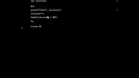 C and Cygwin Tutorial 12 :  Do while and While Loops
