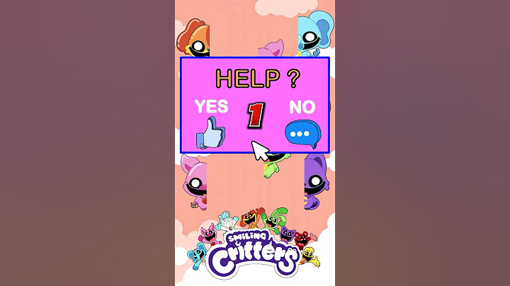 Please help me pass the IQ test level 999 - Smiling Critters Poppy Playtime Chapter 3 #shorts