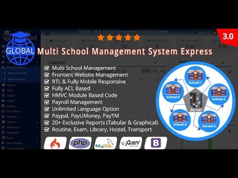 How to Install Campus Management System | Multi-school Management System