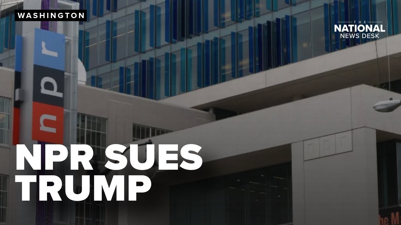 NPR sues Trump over federal funding cut - YouTube