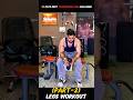 LEGS WORKOUT (DAY-15) part-2 @MivishVerma #subscribe #like #motivation #gym #minivlog #follow