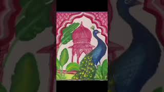 kya kahaaa????😚💖 PEACOCK PAINTING.......................#shortsfeed  #viral #positivevibes #peacock
